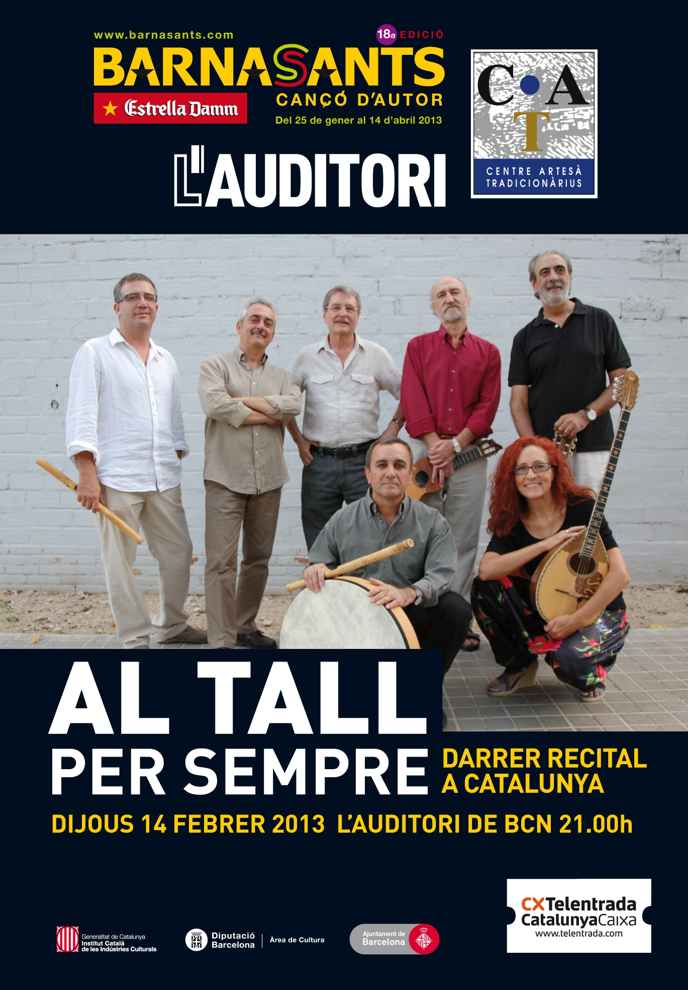 Darrer concert de comiat del grup Al tall a Catalunya