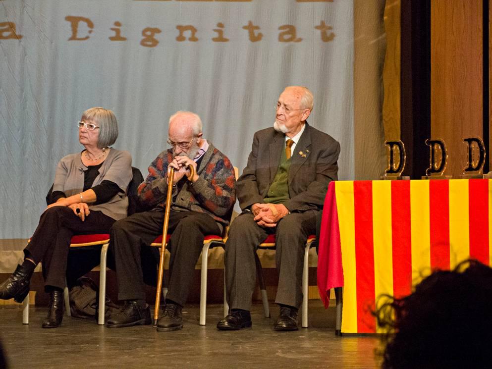 Ahir es va celebrar amb la sala plena de gom a gom la nit de la Memòria amb la presència del Conseller de Cultura Ferran Mascarell