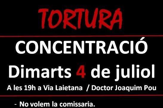 Propera concentració a Via Laietana 43